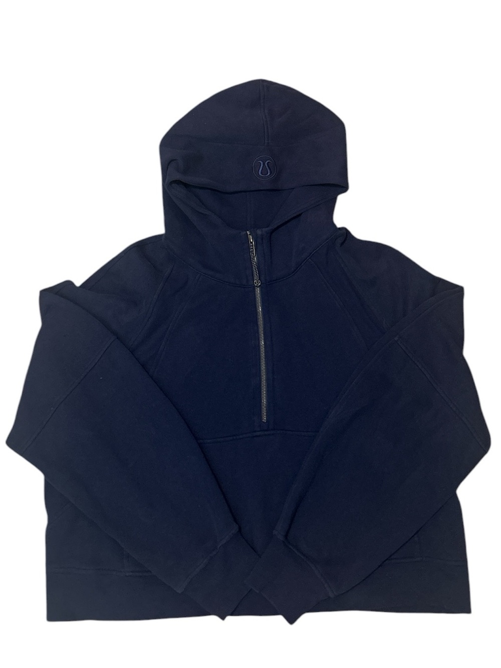 Lululemon Scuba Long Sleeve Logo Hooded Oversized Half-Zip Hoodie Jacket - Picture 8 of 11